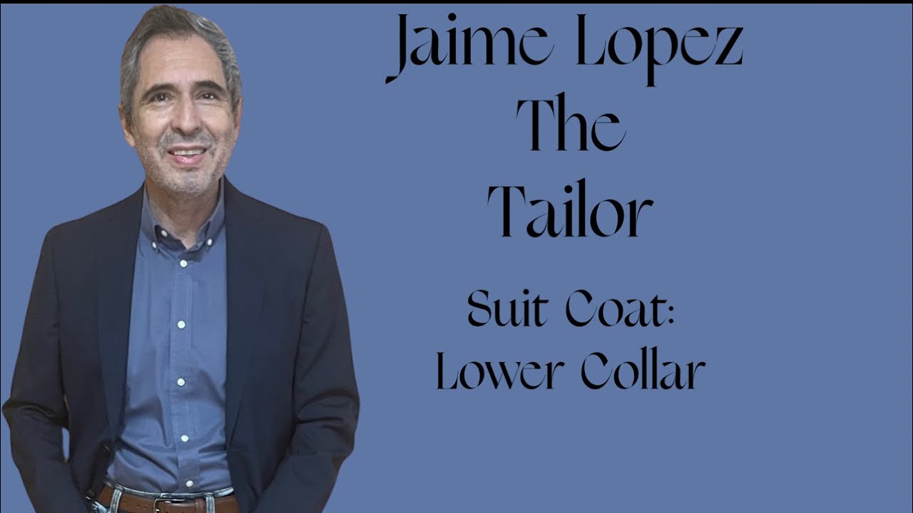 How to lower collar on suit coat