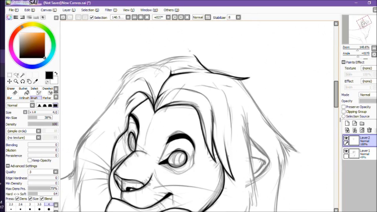 lion king speedpaint