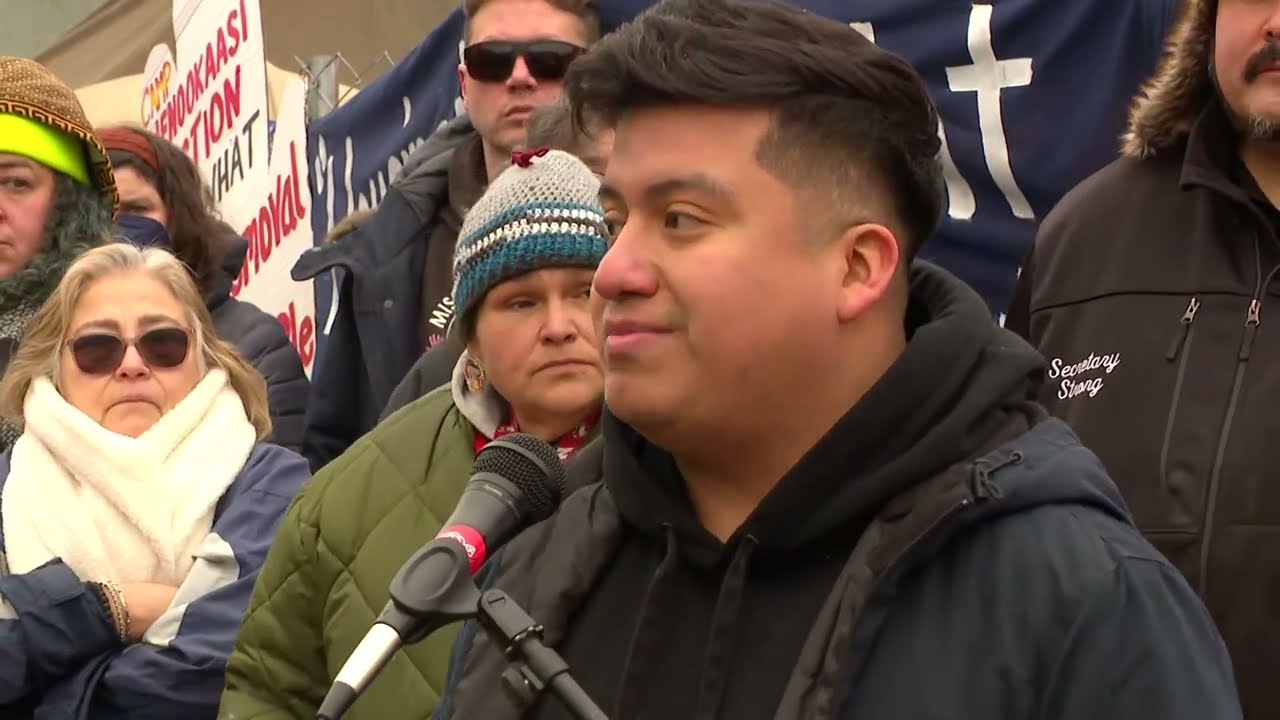 EXTENDED | Minneapolis homeless encampment residents speak out before eviction