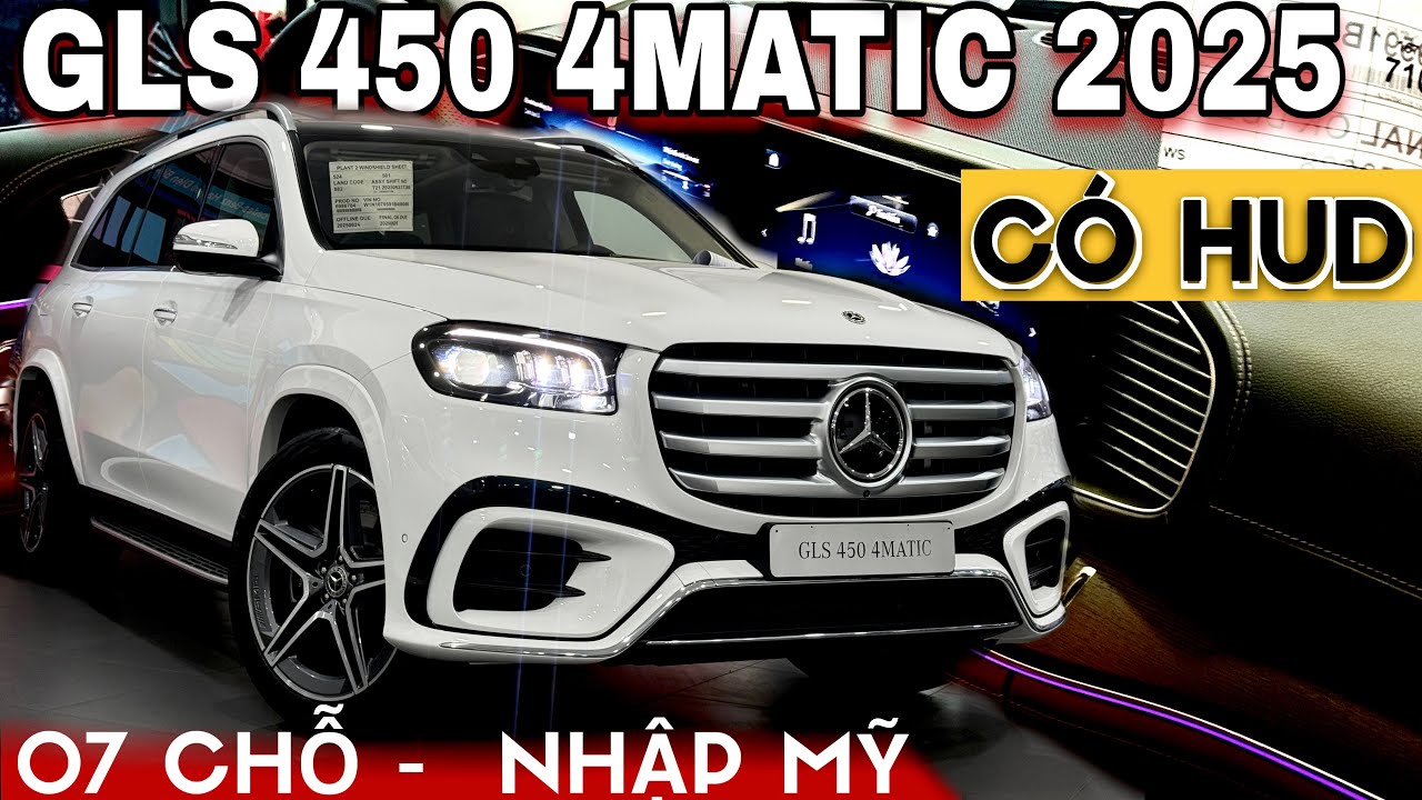 MERDEDES GLS450 4MATIC 2025 | Nâng cấp thêm khá nhiều Option | Mẫu SUV 07 Gia Đình