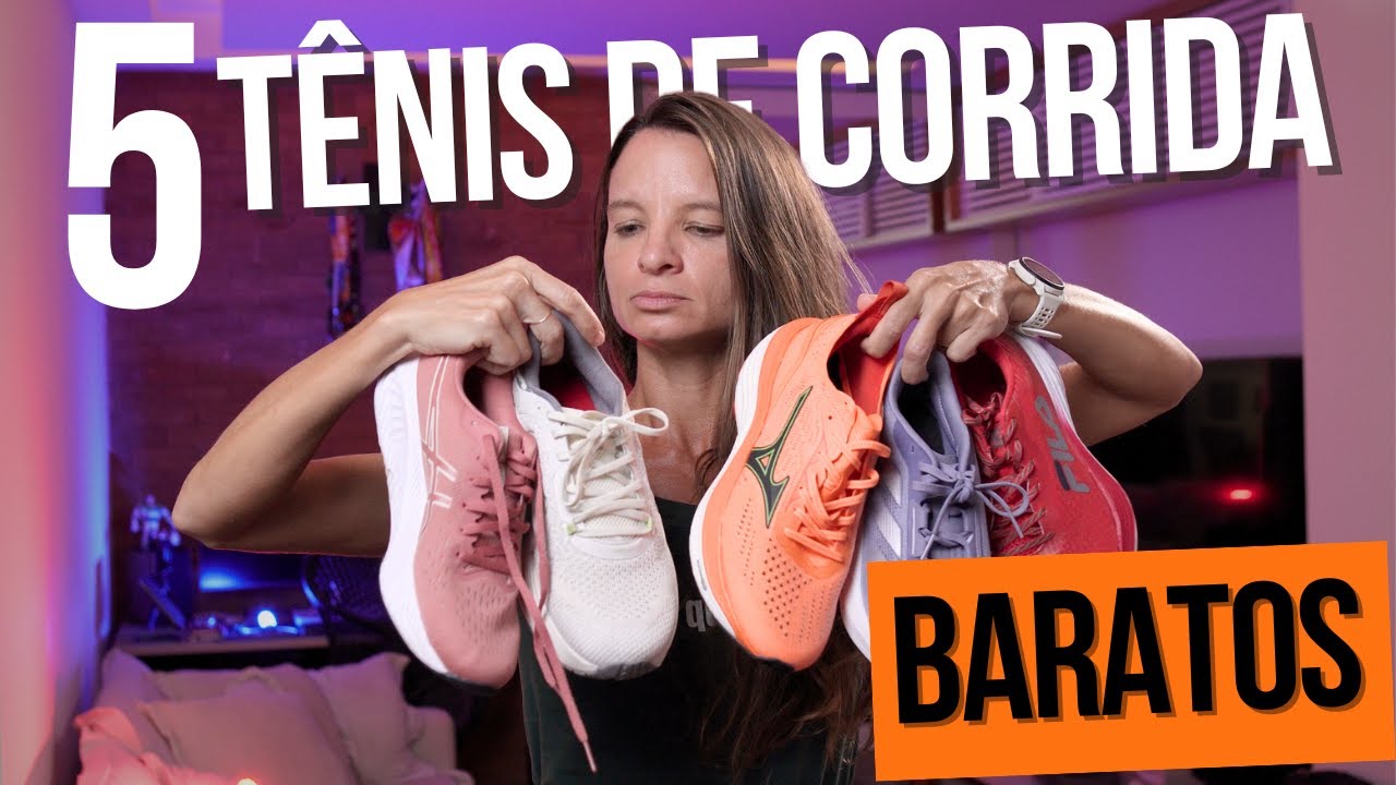 5 TÊNIS DE CORRIDA BONS E BARATOS // 2024