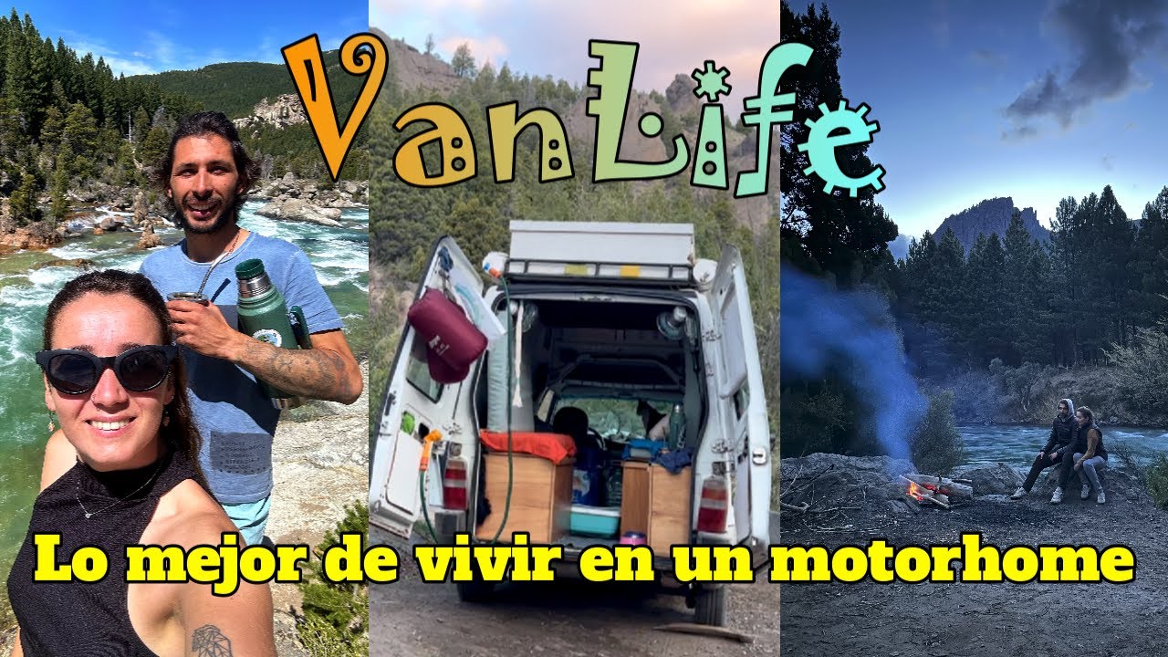 Lo mejor de vivir viajando en motorhome 🙌🏽 VAN LIFE 💚 en Fiat Fiorino 🚐
