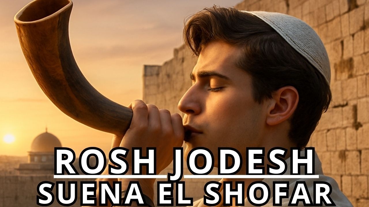 🕎SUENA el SHOFAR en ROSH JODESH (INICIO NUEVO MES HEBREO con SONIDOS de SHOFAR Y ALABANZA HEBREA)
