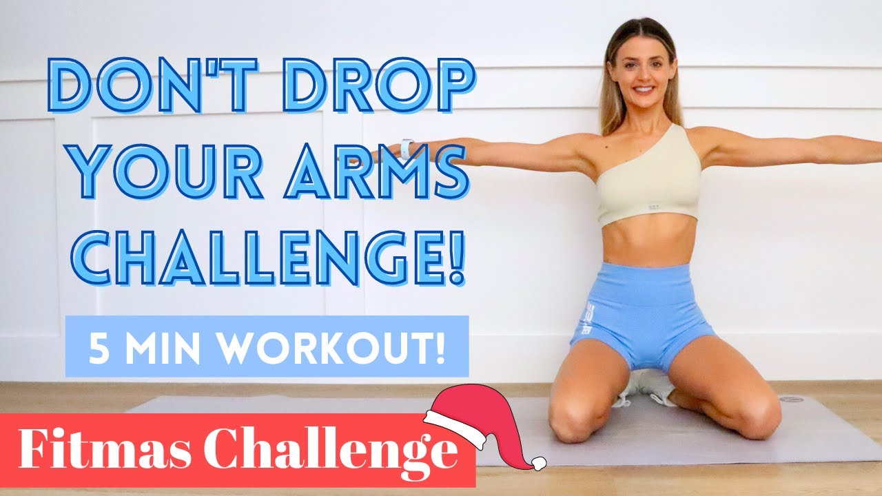 5 MIN WEIGHTLESS ARM WORKOUT | Fitmas Day 11