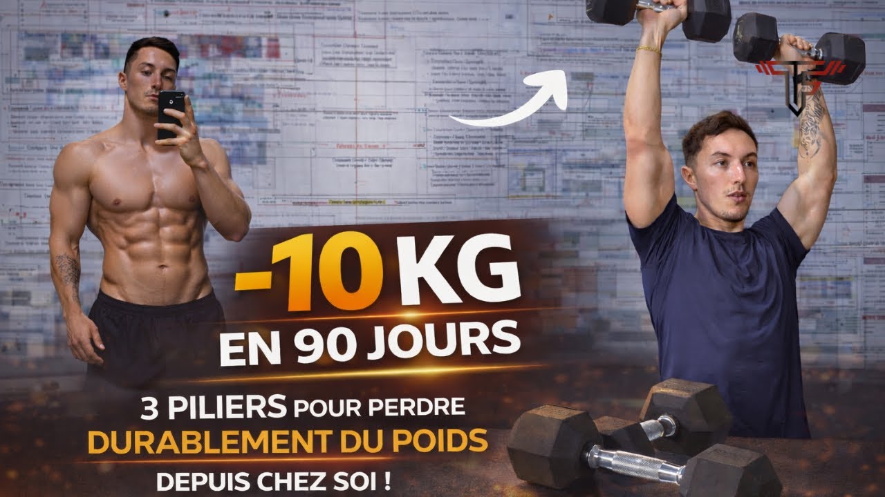 17min pour PERDRE +10kg et te MUSCLER chez toi quand tu es débordé 
