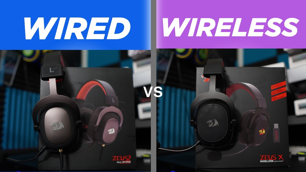 Redragon H510 Zeus and Zeus X Wireless | Wired vs Wireless Gaming Headset!
