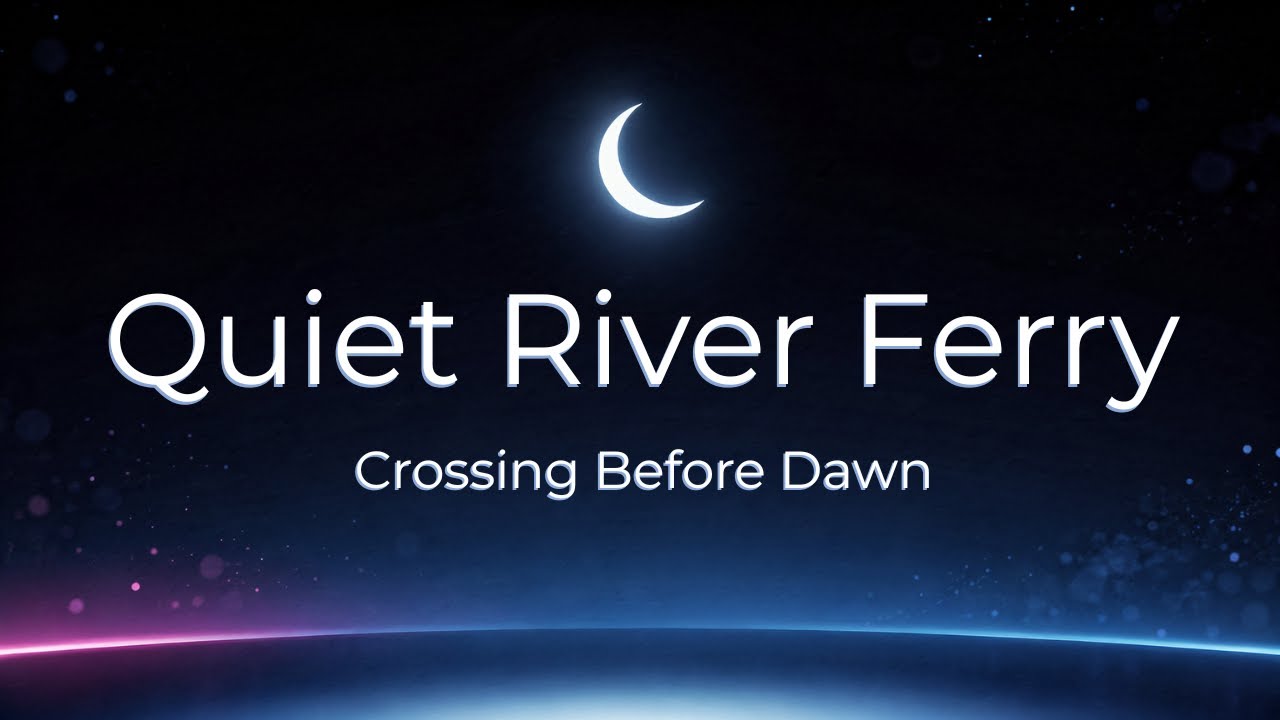 Whispered Night Story – Quiet River Ferry Crossing Before Dawn