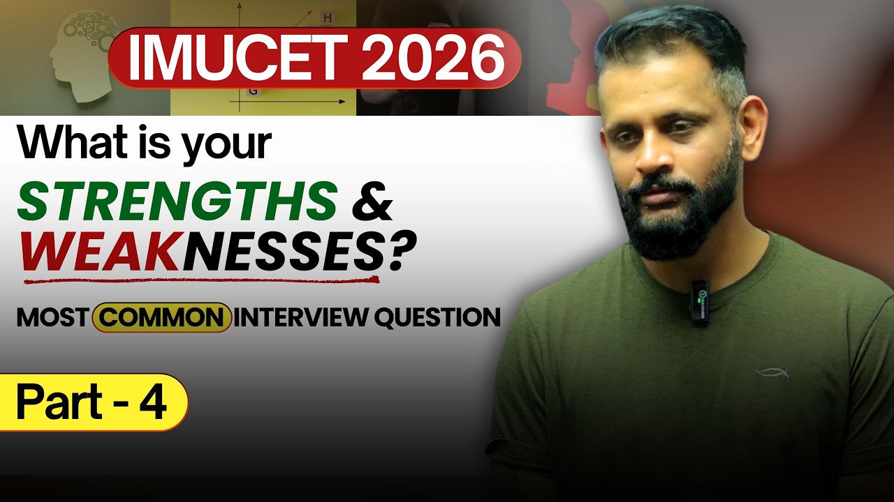 How to Answer Strengths & Weaknesses in Interview? (Selection Trick)  #interview