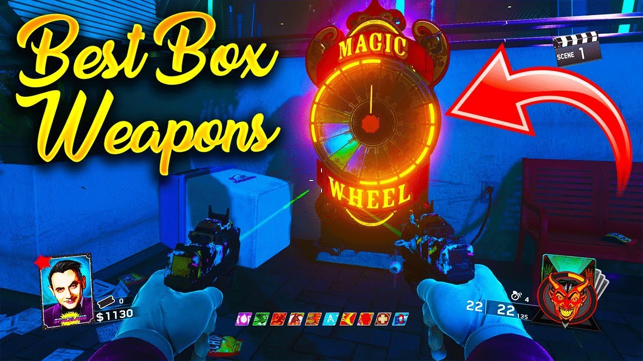 Top 5 Best Magic Wheel Weapons in Infinite Warfare Zombies! (Best Box Weapons in IW Zombies)