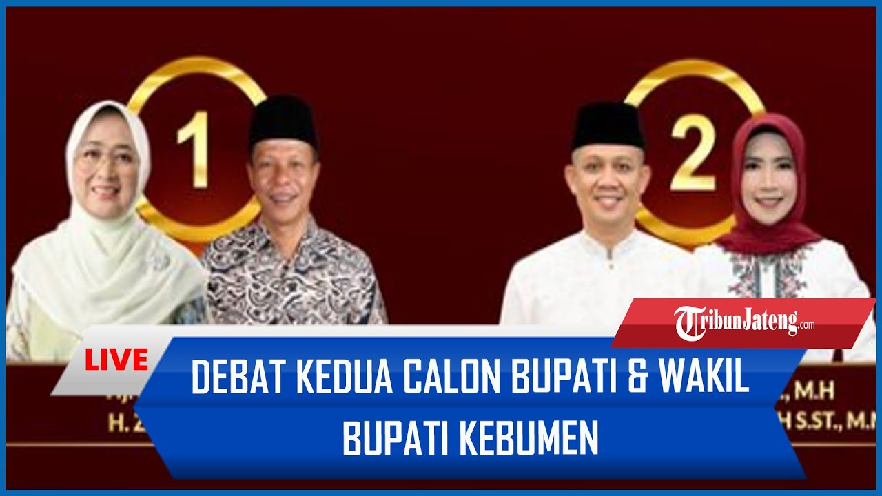 🔴LIVE DEBAT KEDUA CALON BUPATI & WAKIL BUPATI KEBUMEN PILKADA TAHUN 2024