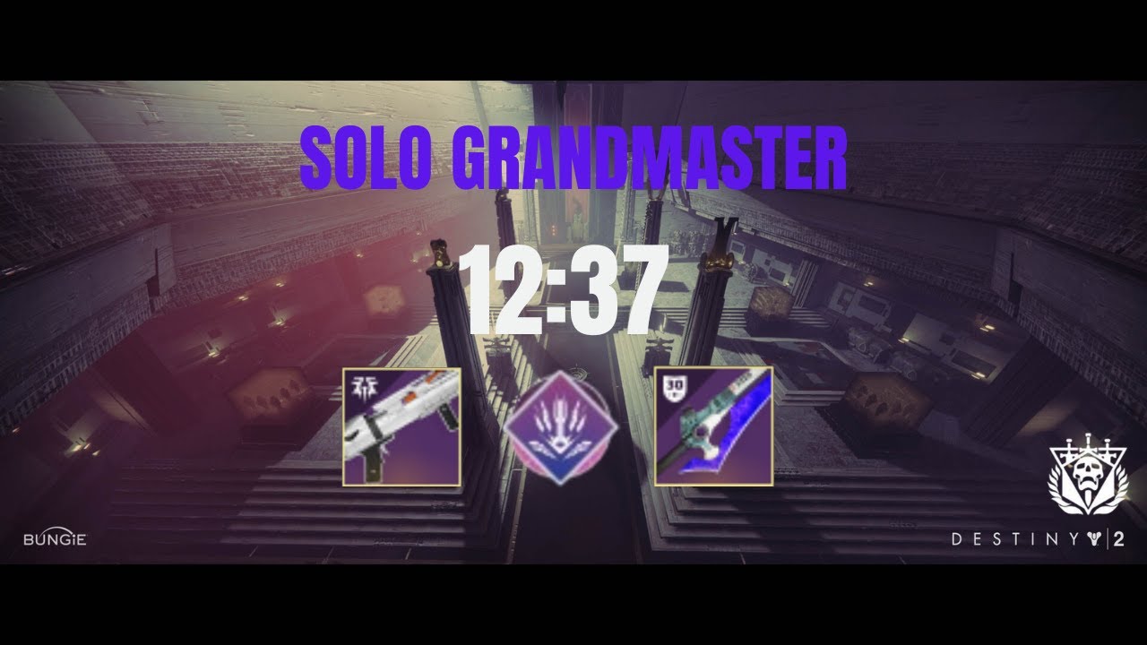 Destiny 2 Solo grandmaster Birthplace of the Vile 12:37 PB