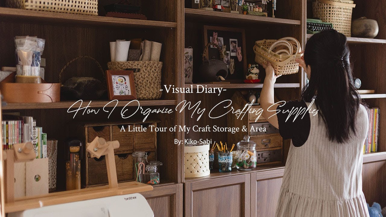 Visual Diary #65 | A Little Craft Room Tour | How I Organize My Craft Supplies