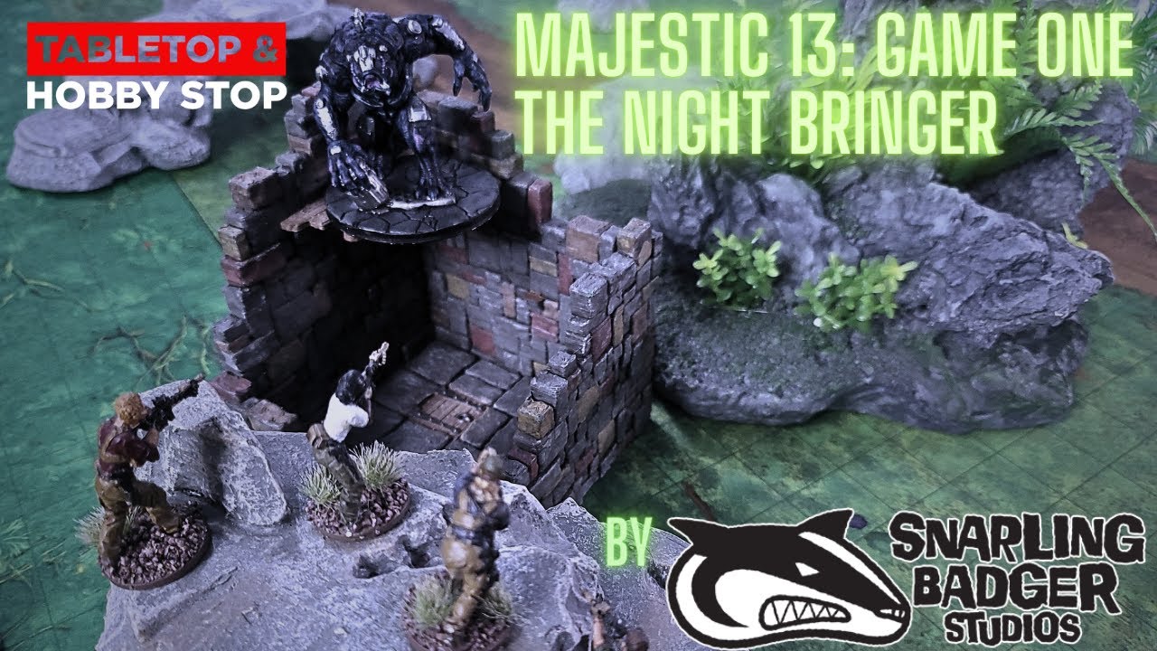Majestic 13 Game One | Hunt for the Night Bringer | Newest Game from Snarling Badger Studios