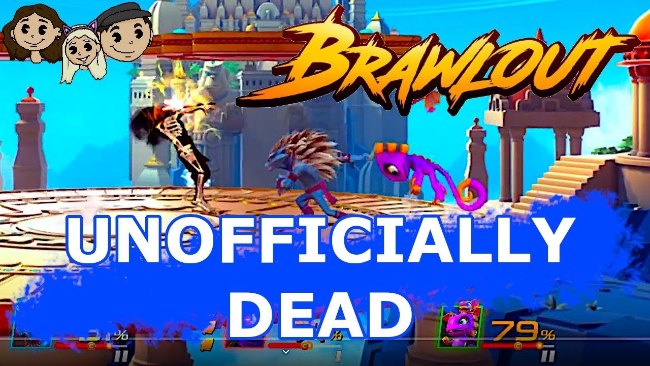 Brawlout Gameplay #1 : UNOFFICIALLY DEAD | 3 Player