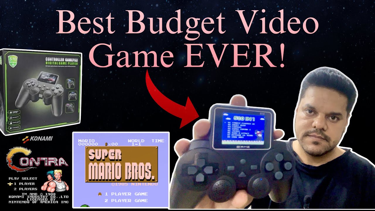 S10 Gamepad Console Unboxing & Review – Built-in Screen + TV Support ! Video Game! Mostly Unique