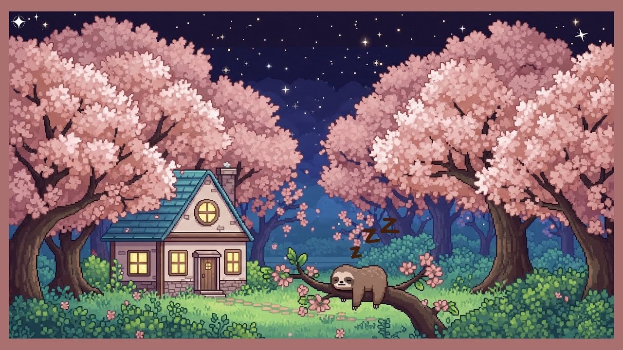 What If Time Slowed Down? 🌸 | Chill Beats in a Blossom World