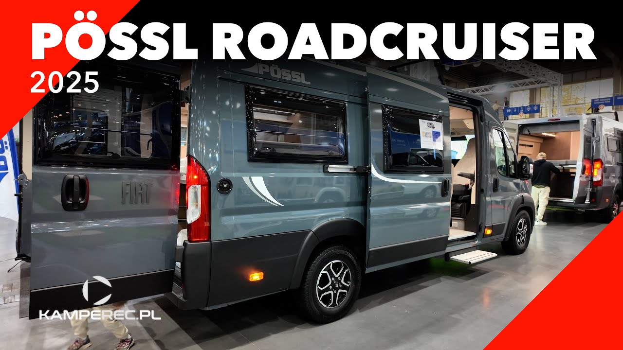 Co fajnego w nowym Pössl Roadcruiser? Zobacz tego kampervana