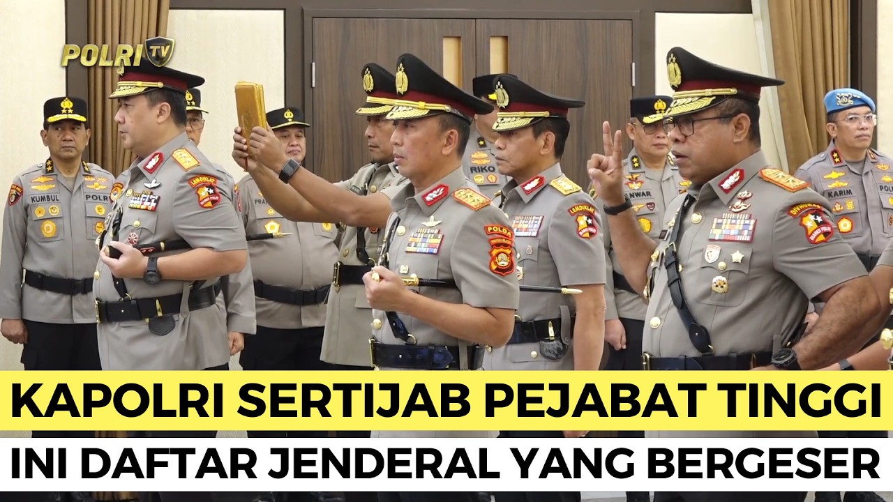 GERBONG JENDERAL POLRI BERGESER, INILAH PARA JENDERAL DENGAN JABATAN BARUNYA