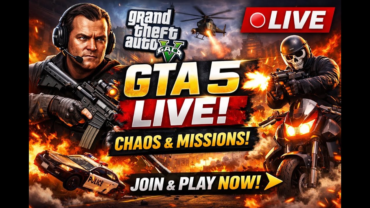 GTA V LIVE STREAM 😱 NONSTOP ACTION | PUBLIC LOBBY CHAOS 🔴