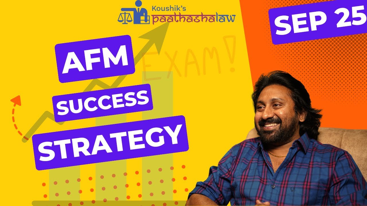 AFM PREPARATION STRATEGY FOR 80+ #icai #cafinalafm #cafinal #success #education #finance #stocks
