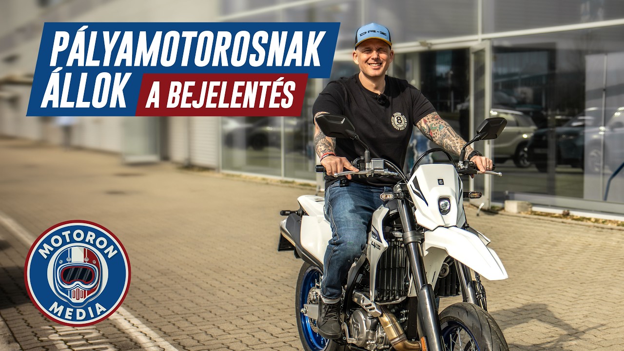Pályamotorosnak állok: A bejelentés