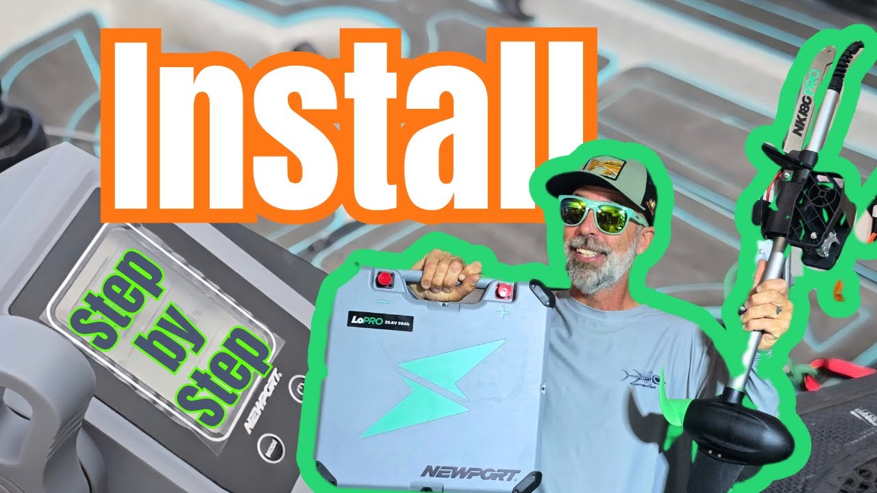 Newport Vessels NK180 PRO Install, Hobie Outback Kayak 2022 DIY