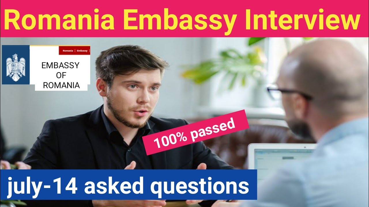 Romania embassy interview questions and answers || 14-july-2025 asked questions ||