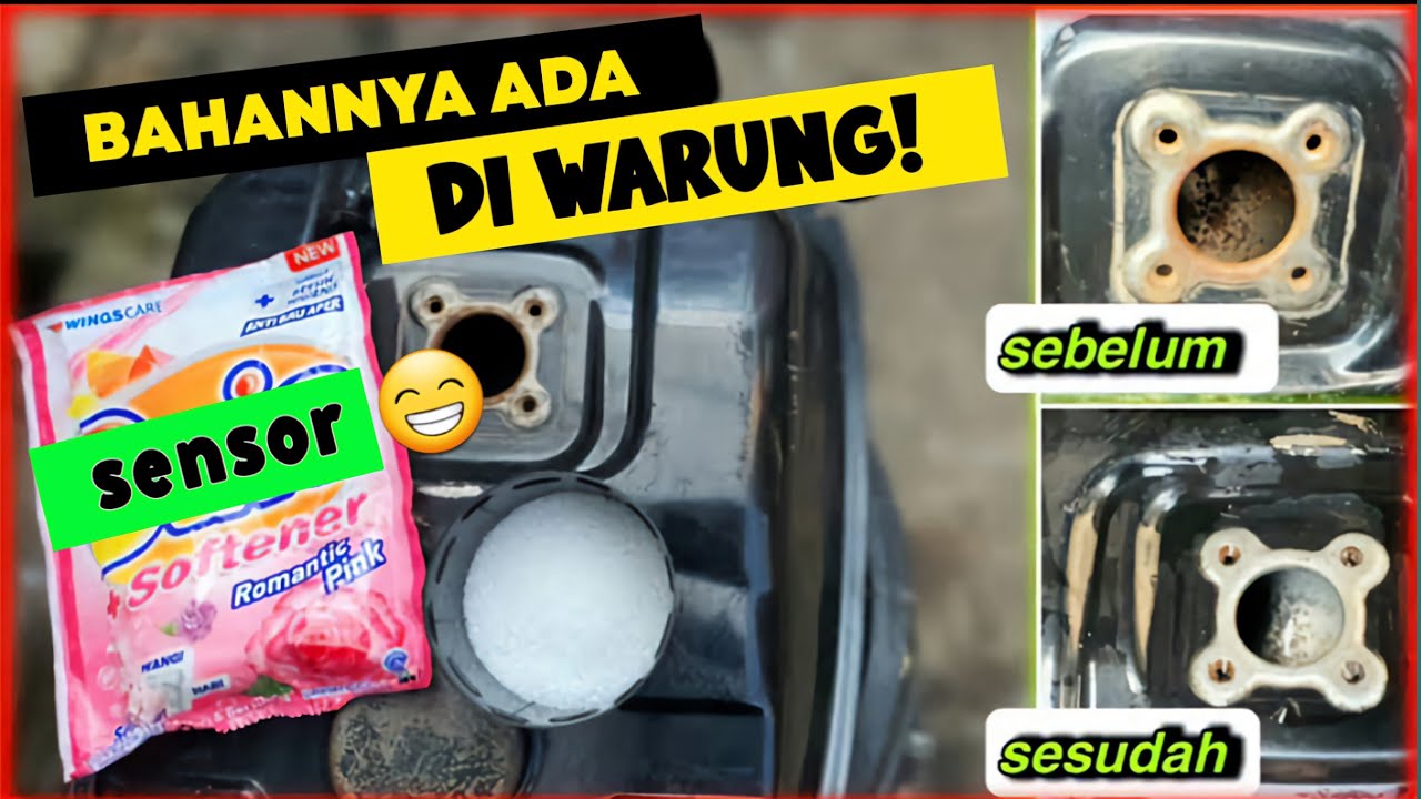 KARAT RONTOK TANPA SISA!! membersihkan tangki bensin motor