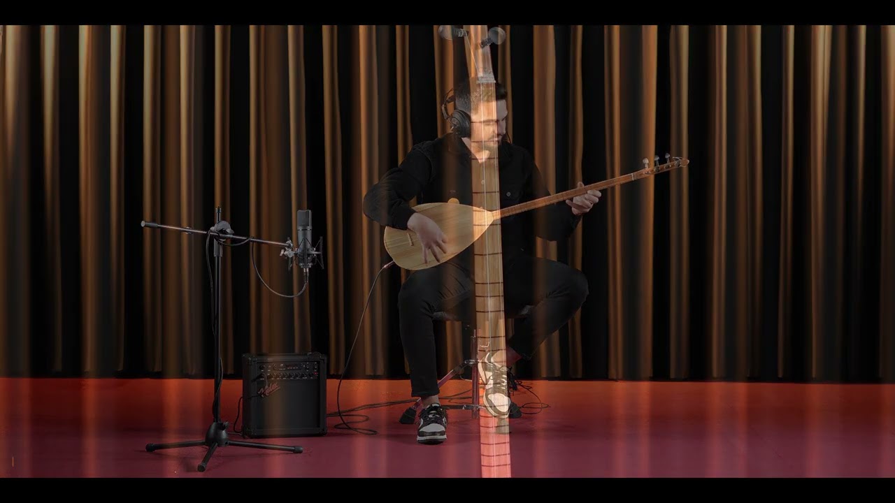Yonka B-142U Uzun Sap Çınar Ağacı Gövde Kaliteli Gürgen Sap Saz Bağlama Seti