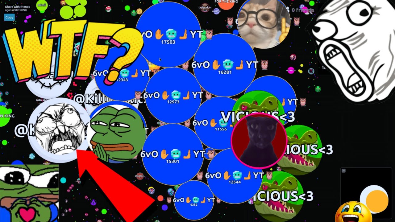 Agar.io - DONT FALL FOR IT - TROLL ALL TEAMS
