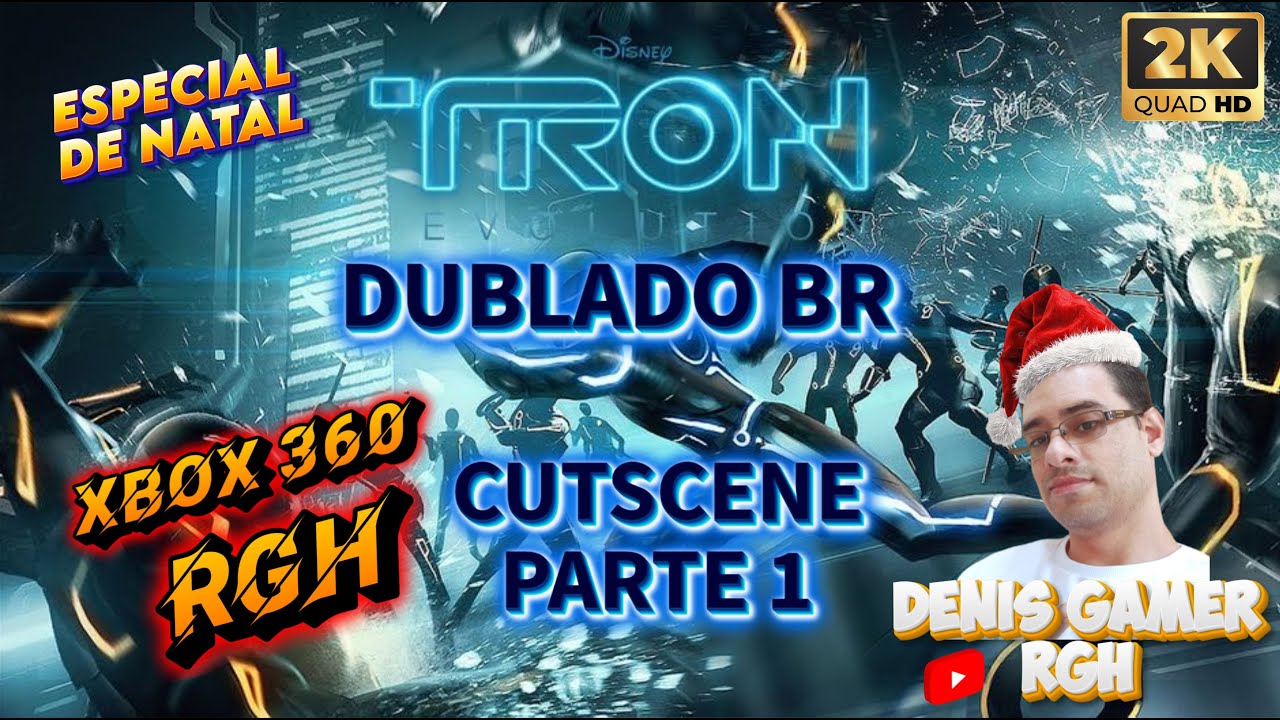 Tron Evolution XBOX 360 RGH dublado PTBR 2025