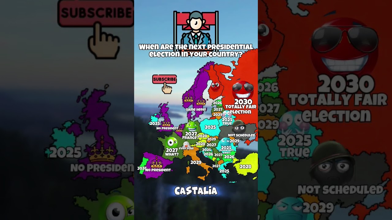 When are the next presidential election in your country #shorts #mapping #geo #geotube #mapper