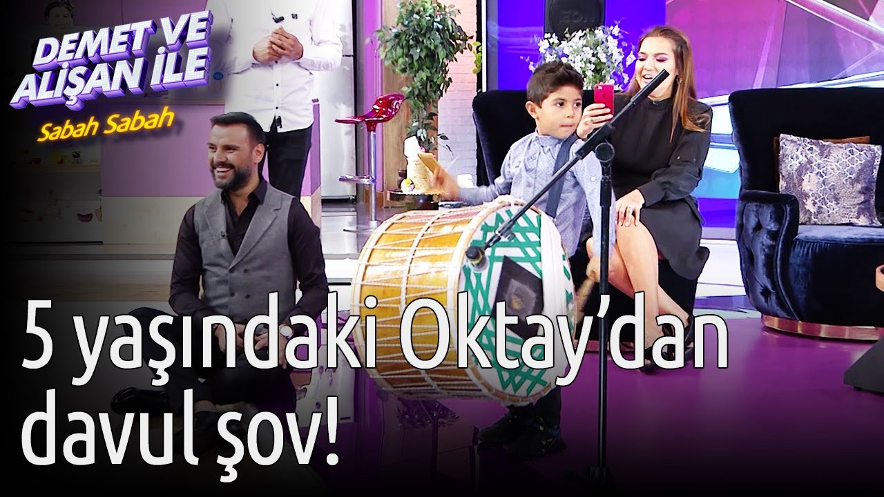 Demet ve Alişan ile Sabah Sabah | 5 Yaşındaki Oktay'dan Davul Şov!