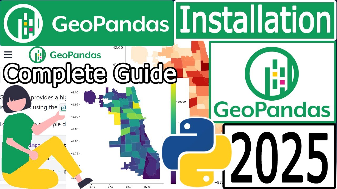 Как установить GeoPandas с последней версией Python в Windows 10/11 [обновление 2025 г.] Учебное ...
