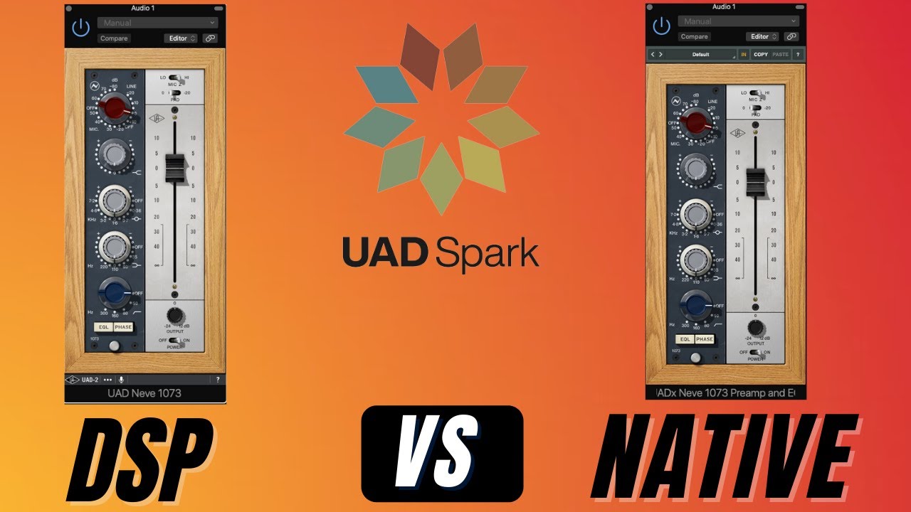 UAD Neve 1073 DSP vs Native | UAD Spark Demo
