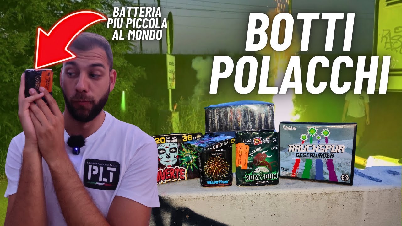 Spariamo un CARICO di BOTTI POLACCHI con uno dei PRIMI ISCRITTI! Girandole Fumogene FUNKE