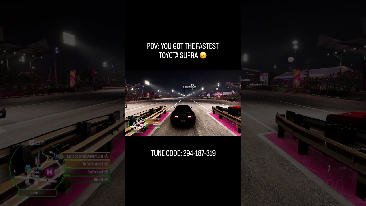 FASTEST SUPRA #rotmillz #youtubeshorts #frozahorizon5 #jdm #supra #srt #dodgehellcat #dragrace