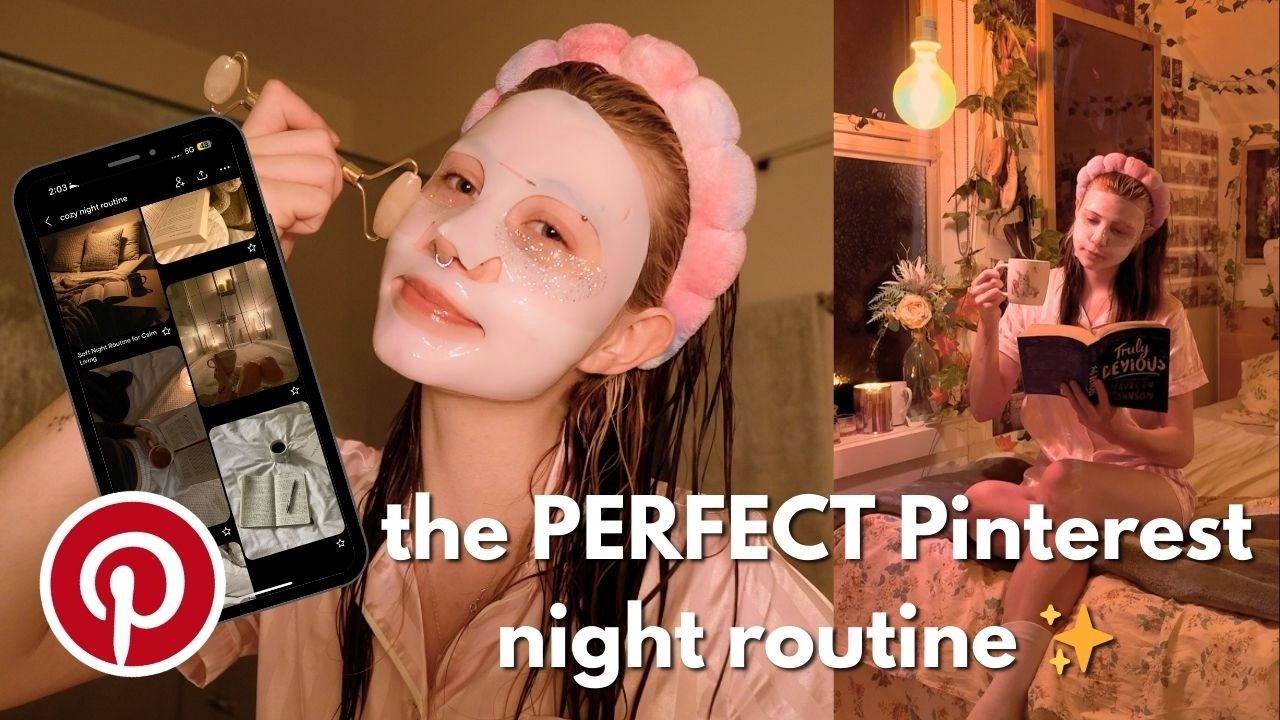 Пытаюсь создать идеальный вечерний ритуал, вдохновленный Pinterest ✨🌙