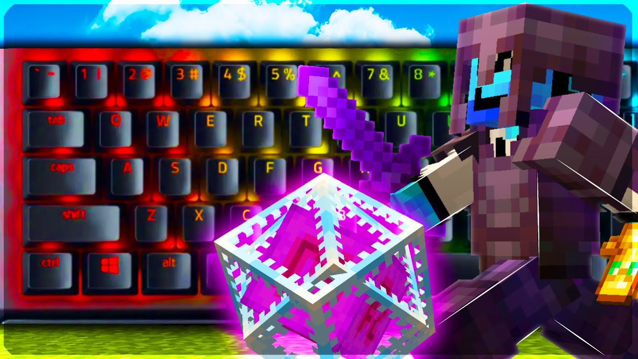SATISFYING Keyboard ASMR (Crystal PVP)