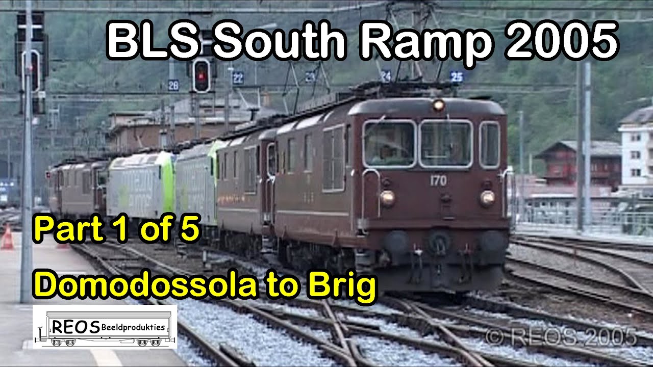 2005-04/05 [SDw] 1/5 BLS South Ramp in spring 2005: Domodossola to Brig: BEST 2005 BLS on YouTube!