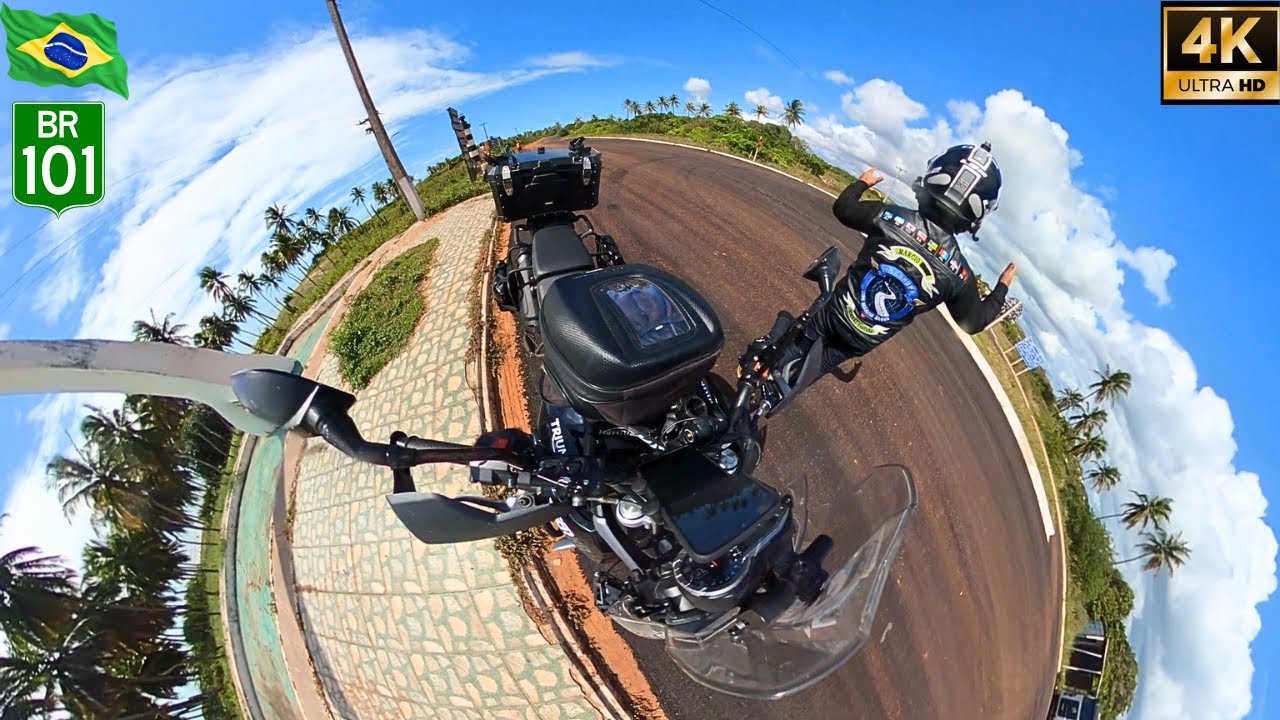 🛣️MARCO ZERO DA BR 101 , VOCÊ PRECISA CONHECER.  | VIAGEM DE MOTO PARA O NORDESTE 🏍️ VIAGEI SOZINHO.