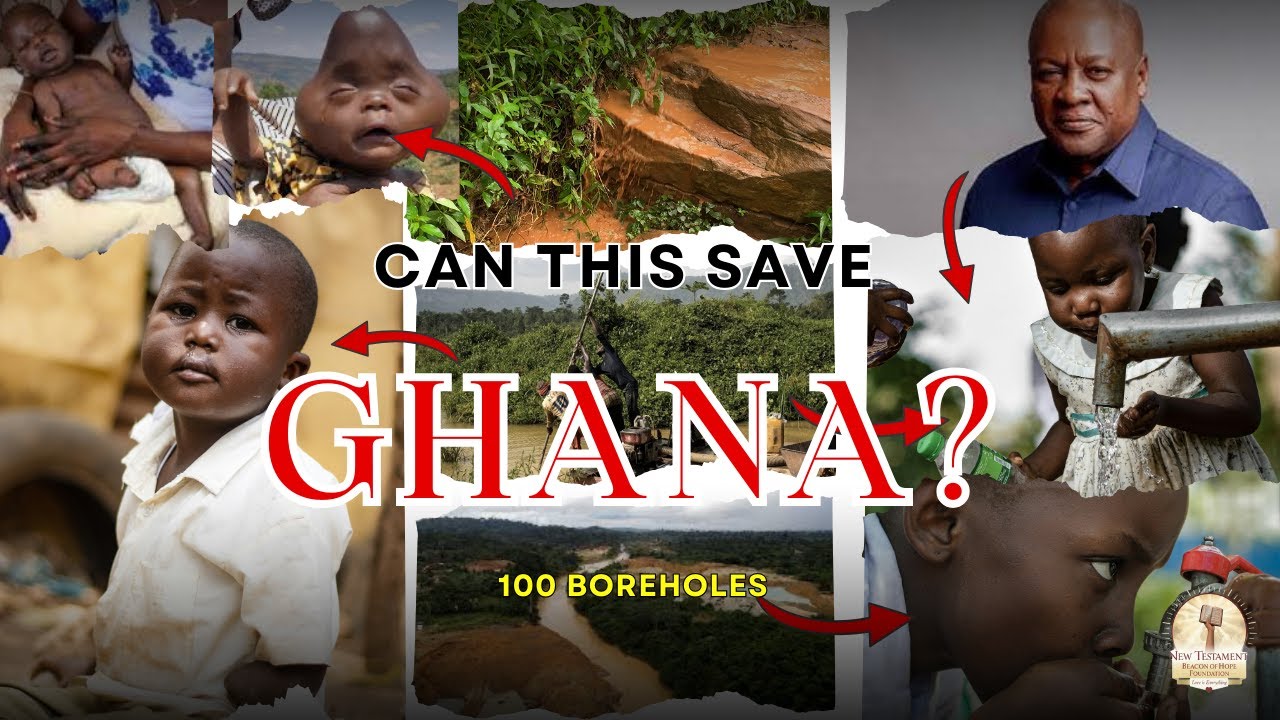Tackling Galamsey: How One NGO Plans 100 Boreholes to Rebuild Ghana’s Water Security #africa #water