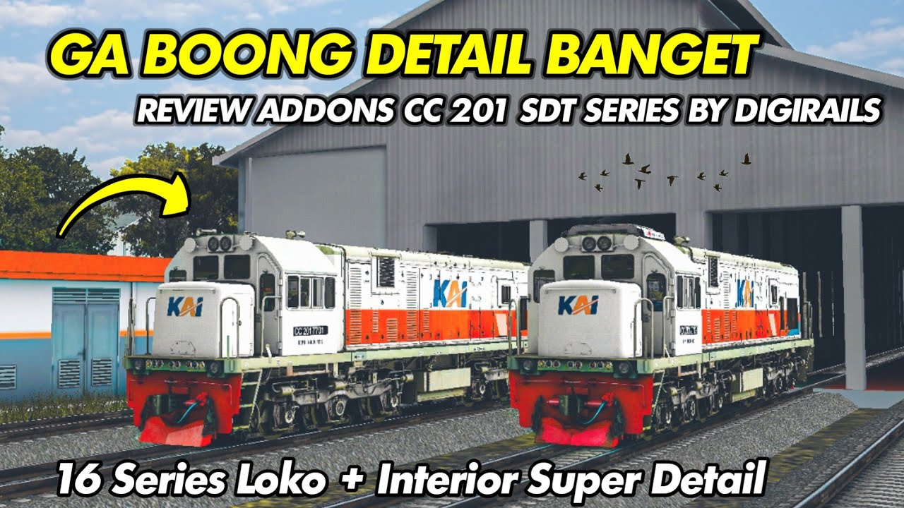 INTERIOR DETAIL ! FULL SCRIPT ! FITUR BANYAK ! - Review Addons CC 201 SDT Series By Digirails $