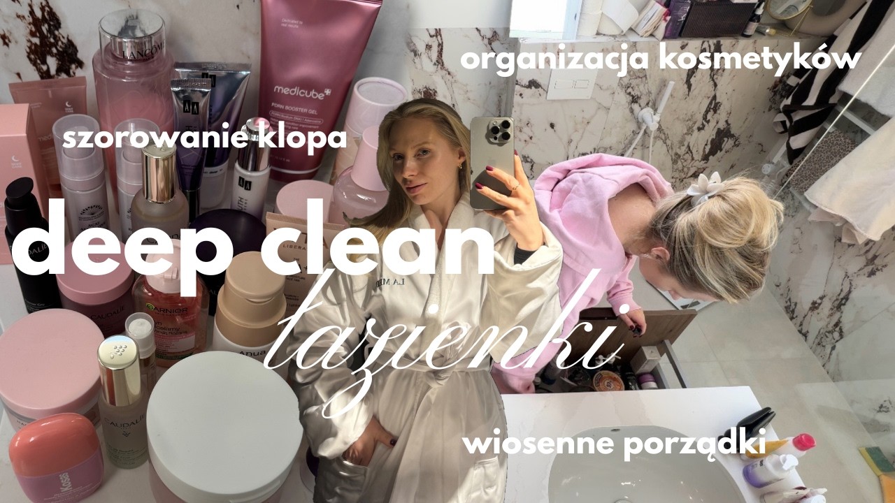 organizacja łazienki na wiosnę🌸