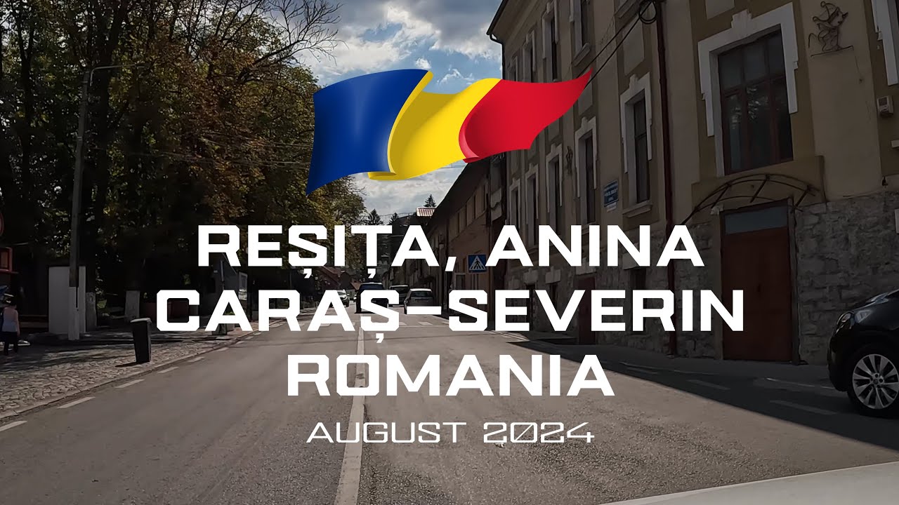 Driving in Romania, Banat - Resita to Doman, Anina, Caras Severin | 4k