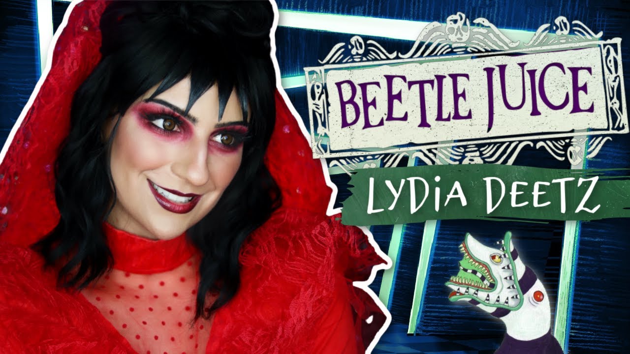 Урок по макияжу и парику Лидии Дитц【Beetlejuice】| Хэллоуин 2020 | Мэделин Клайн