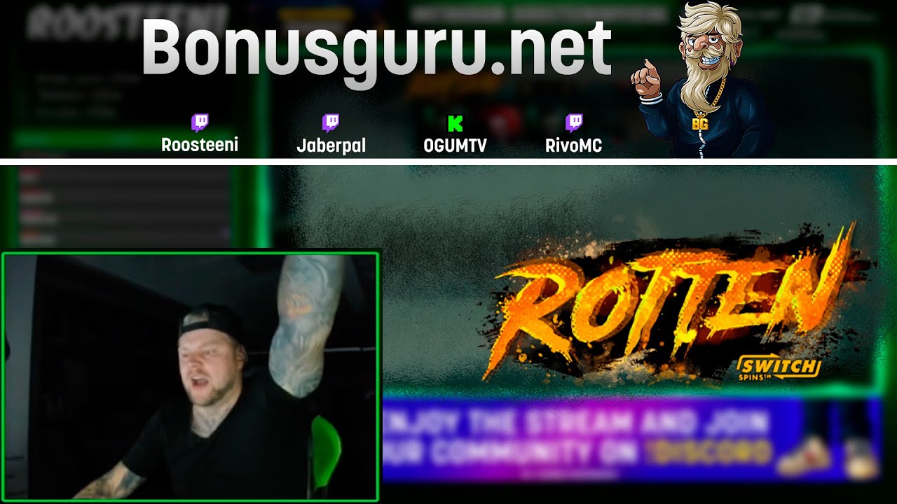 Rotten / Roosteeni - Over 3000x Takeover Bonus / Bonusguru.net