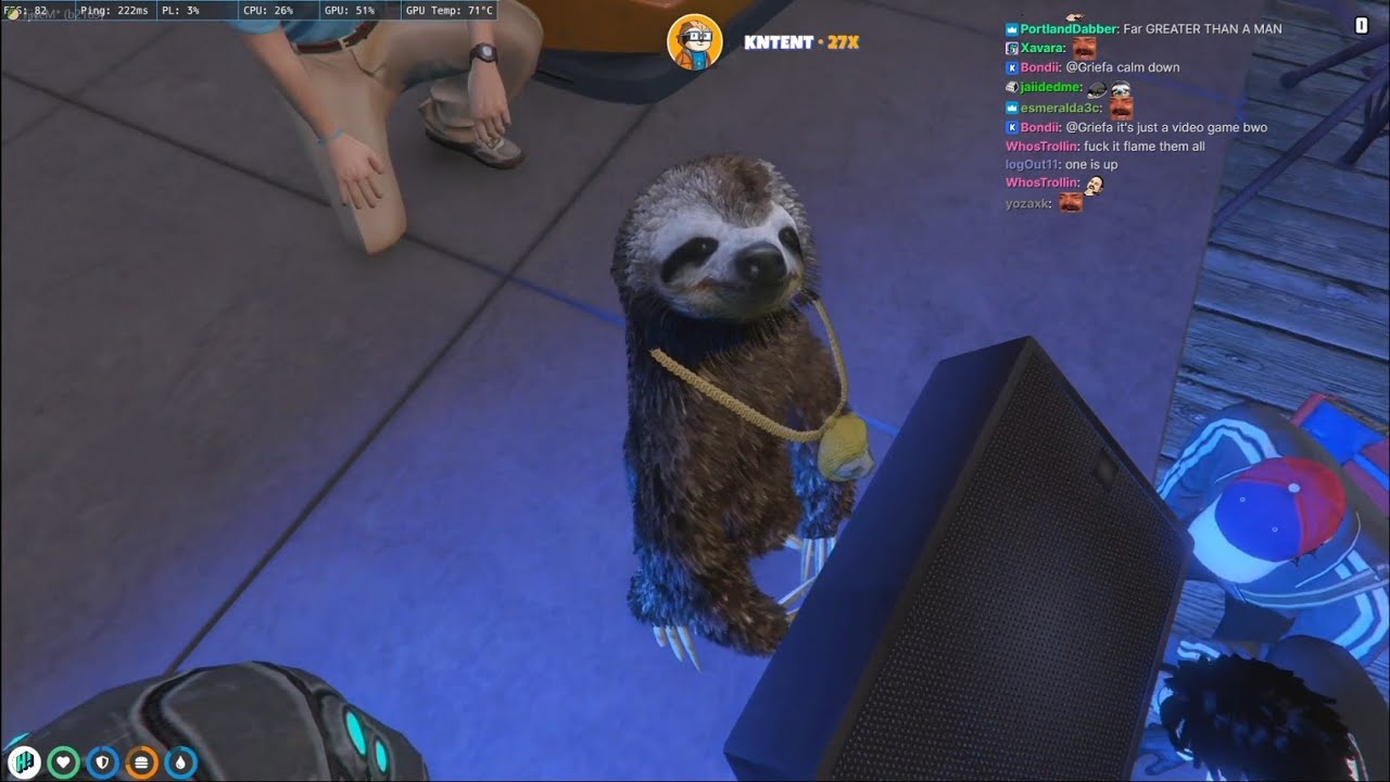 Sloth God Shows his Sloth Power to Dean's World w/ Tony, Raymond & Sal