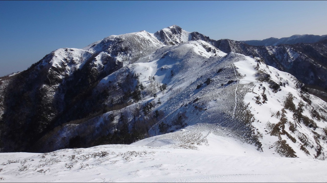 2026年2月14日　三嶺(1893) 西熊山(1816) 天狗塚(1812)