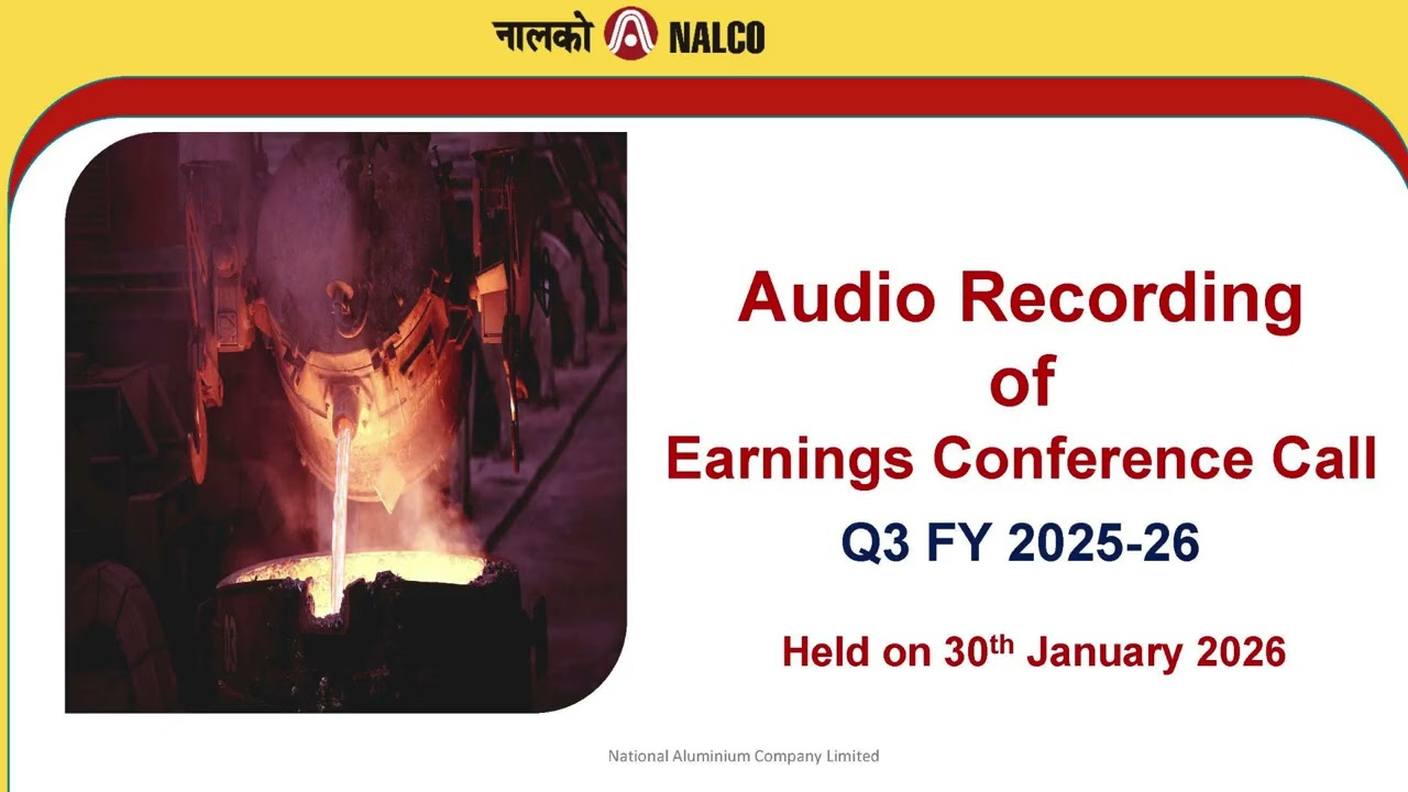 Audio Recording I Earnings Call for Q3 of FY 2025-26 | NALCO